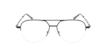 Lunettes de vue homme MAGIC284 noir/argenté - Vue de face