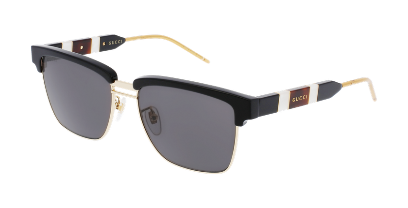 LUNETTES DE SOLEIL homme GG0603S noir - Vue de face
