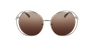 Lunettes de soleil femme CE153S dorée/marron