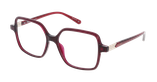 Lunettes de vue femme JOHANA rouge - Vue de face