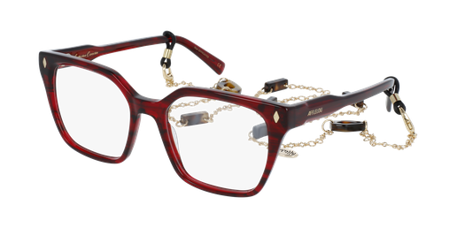 LUNETTES DE VUE femme EFFRONTEE rouge marbré