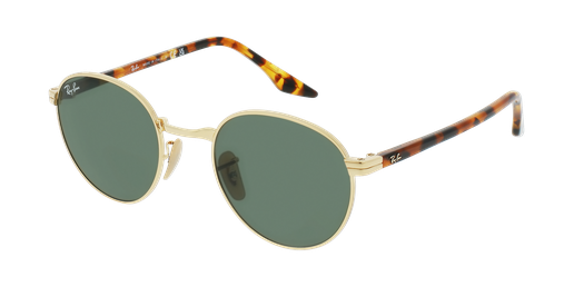 LUNETTES DE SOLEIL 0RB3691 doré/vert
