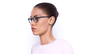 LUNETTES DE VUE BLUE BLOCK 1 MIXTE bleu - vue de 3/4