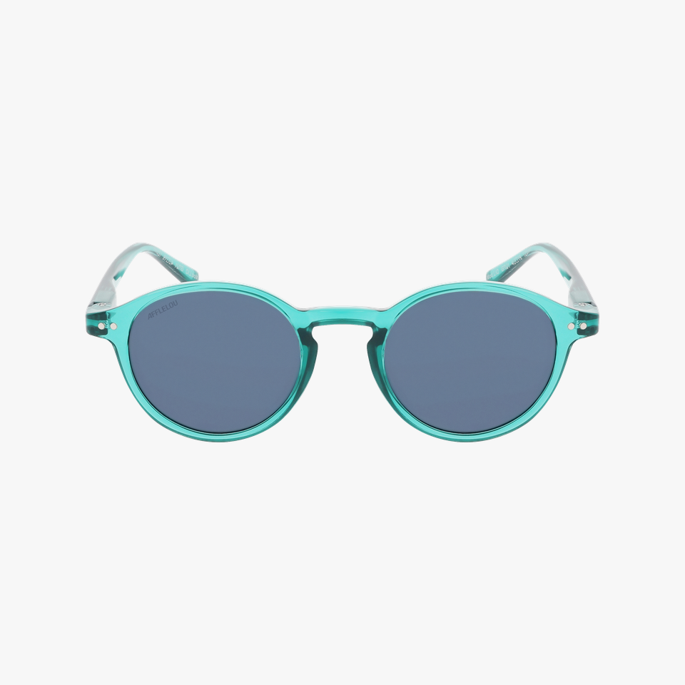 Lunettes de soleil enfant LIO vert - Vue de face