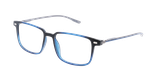 Lunettes de vue homme MAGIC243 bleu - Vue de face