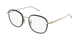 Lunettes de vue femme MARC 478 noir/dorée - Vue de 3/4