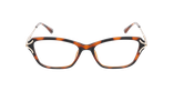 Lunettes de vue femme ELISE écaille - Vue de face