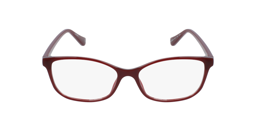LUNETTES DE VUE femme RZERO4 rouge - Vue de face