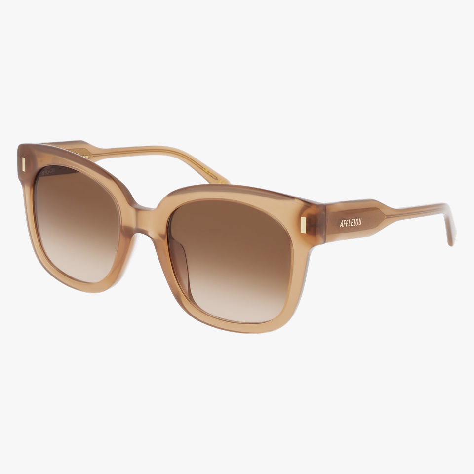 Lunettes de soleil femme TIMIDE marron - Vue de face