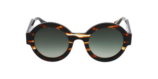 LUNETTES DE SOLEIL femme LAURA 6454 marronVue de face