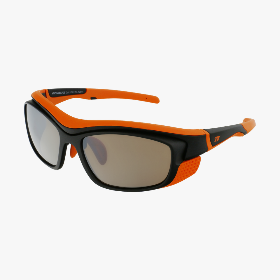 Lunettes de soleil Piment noir/orange - Vue de 3/4