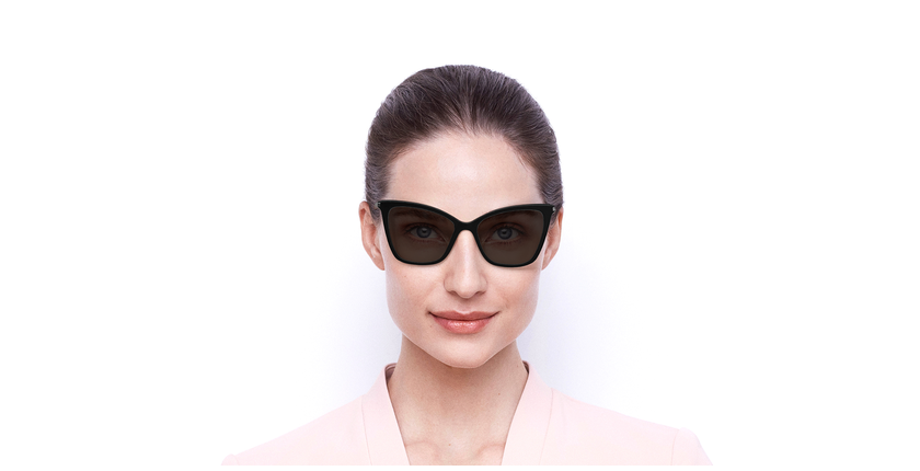 LUNETTES DE SOLEIL femme SL 384 noir - Vue de face