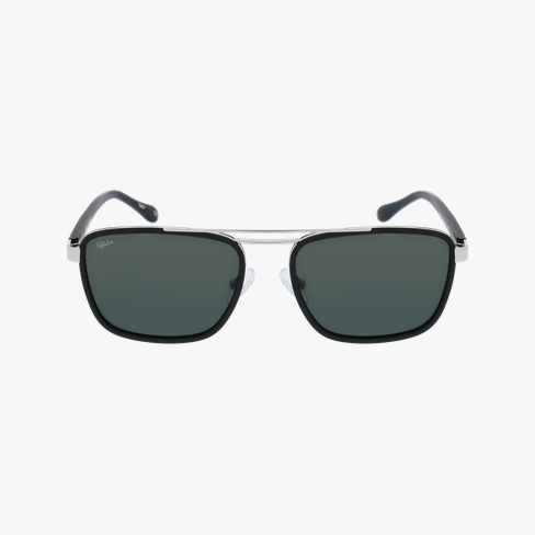 Lunettes de soleil homme MARCELLO noir/argenté Vue de face