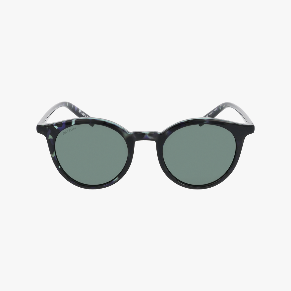 Lunettes de soleil GOYA écaille/violet - Vue de face