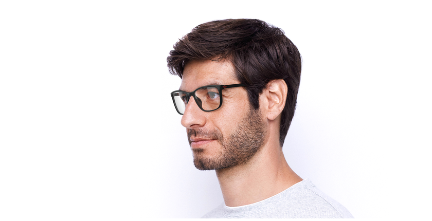 Lunettes de vue homme VPL952 gris - Vue de 3/4