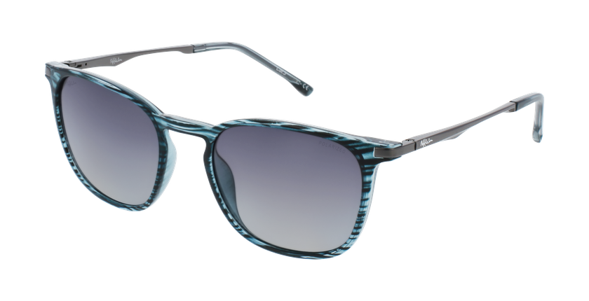 LUNETTES DE SOLEIL homme TRENT bleu - Vue de face