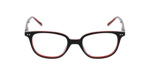 LUNETTES DE VUE enfant ANGELO noir/rougeVue de face