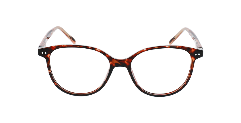 LUNETTES DE VUE enfant TANIA écaille/rouge - Vue de face