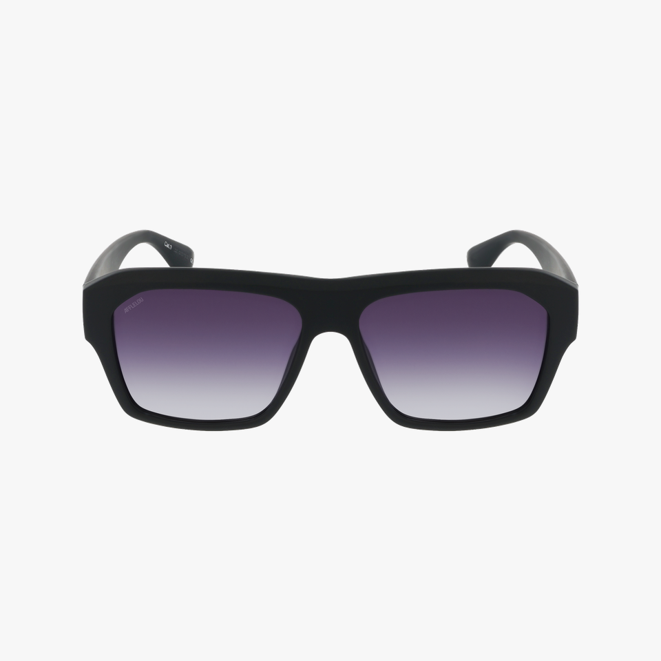 Lunettes de soleil homme URBAN noir - Vue de face
