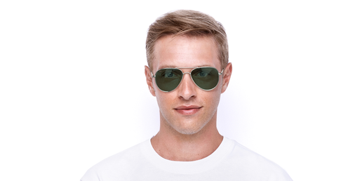 LUNETTES DE SOLEIL RUSSEL doré