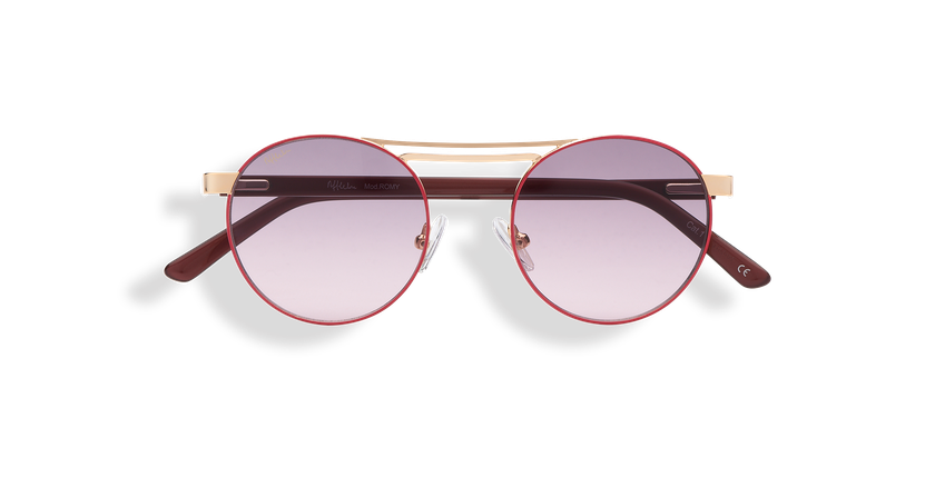 LUNETTES DE VUE femme ROMY rose/doré - Vue de face