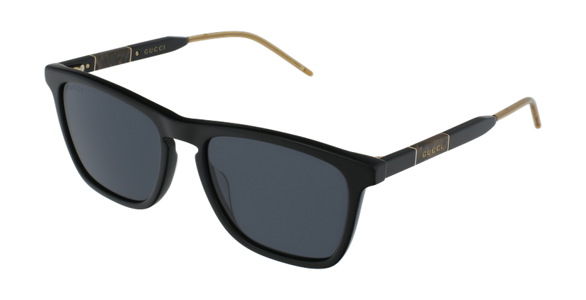 LUNETTES DE SOLEIL homme GG0843S noir - vue de 3/4