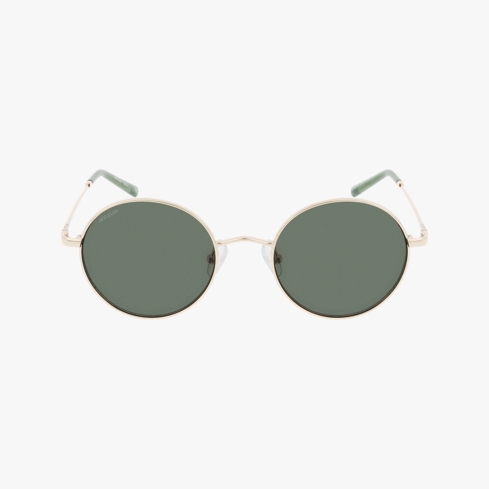 Lunettes de soleil RONDA dorée - Vue de face