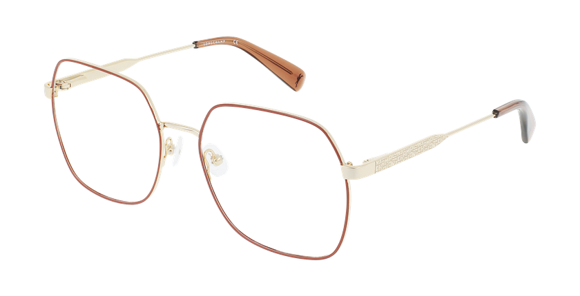 LUNETTES DE VUE femme LO2148 marron/doré - Vue de face