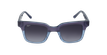 LUNETTES DE SOLEIL femme KAREN violet/bleu - Vue de face