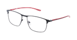 Lunettes de vue homme MAGIC241 noir/rouge - Vue de face