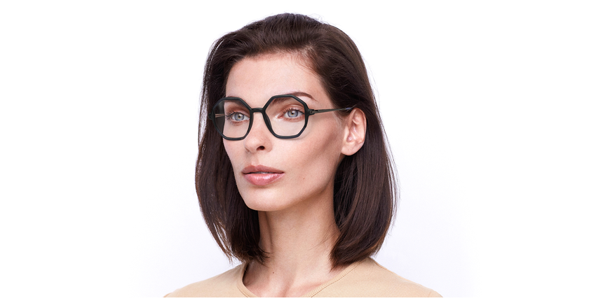 Lunettes de vue femme DIANE violet - Vue de face