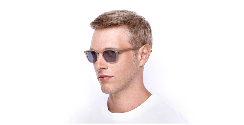 Lunettes de vue FORTY solaire Rose +2.00 rose/rose - Vue de 3/4