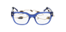 LUNETTES DE VUE femme AUDACIEUSE bleu/violet