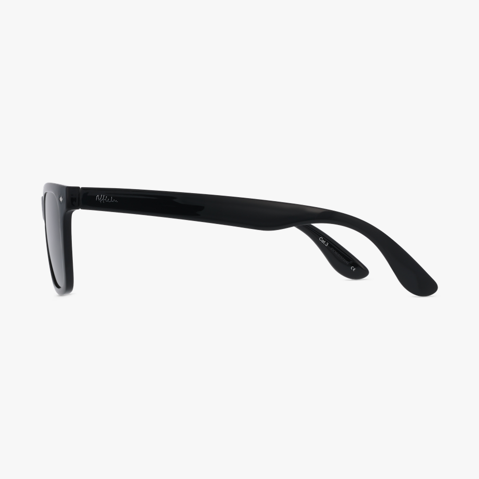 Lunettes de soleil DOMINGO noir - Vue de face