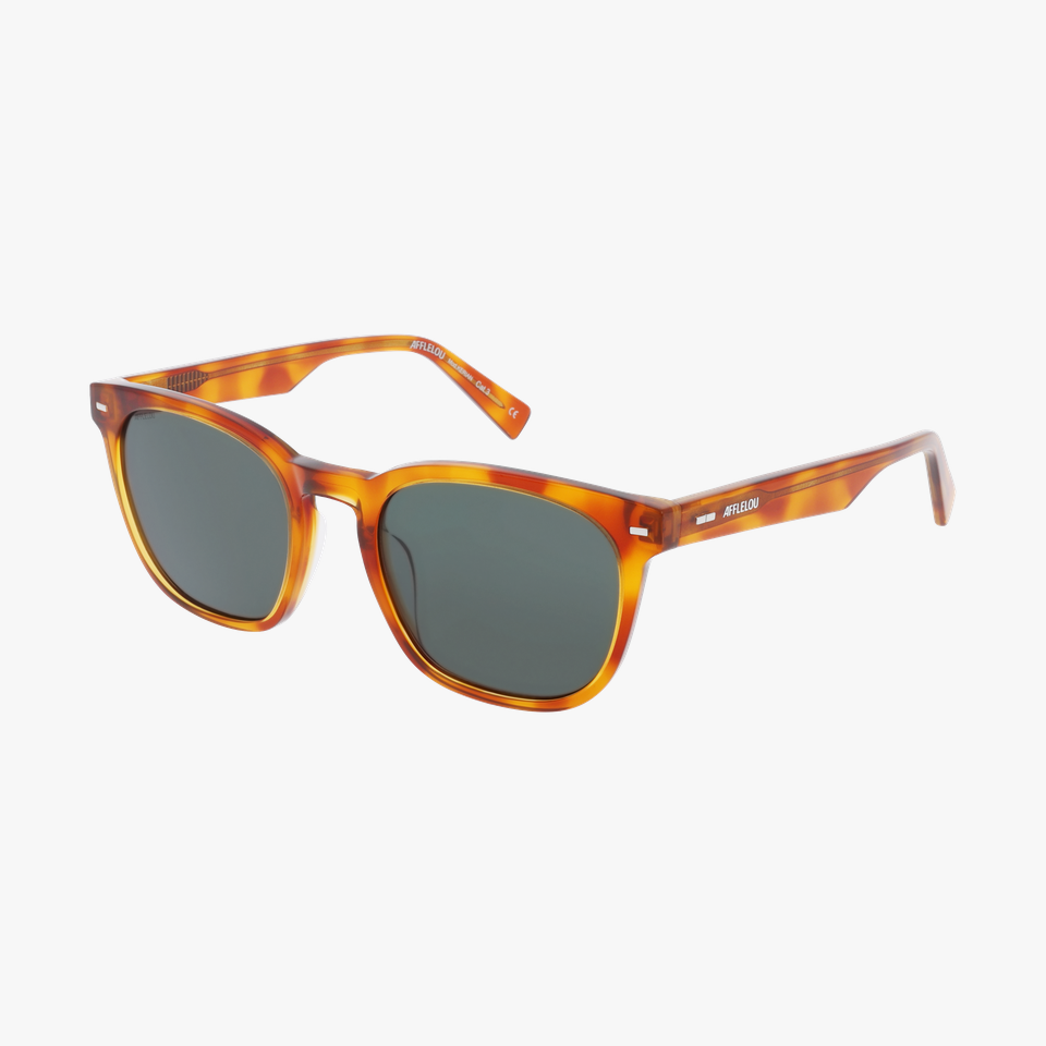 Lunettes de soleil homme KERIAN écaille - Vue de face