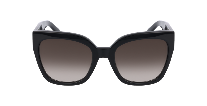 LUNETTES DE SOLEIL femme LO717S noir - Vue de face