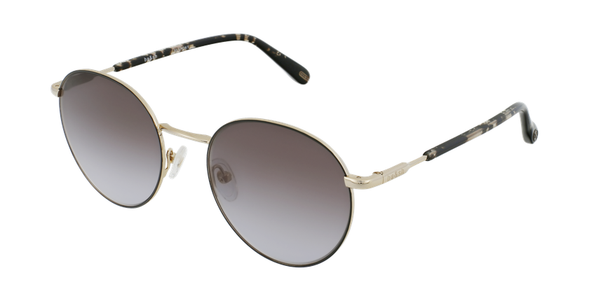 LUNETTES DE SOLEIL femme 0BA5004S NODO 52GD noir - vue de 3/4