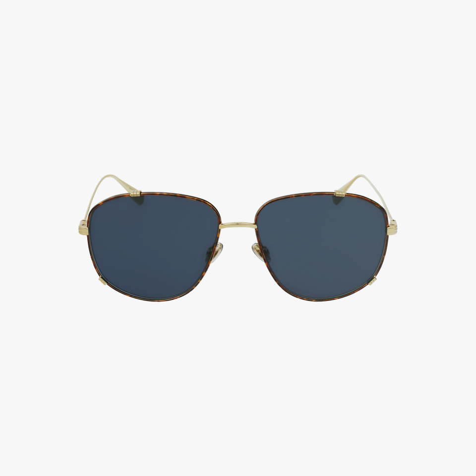Lunettes de soleil femme DIORMONSIEUR3 écaille/argenté - Vue de face