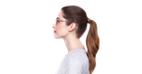 Lunettes de vue femme RZERO42 dorée - Vue de face