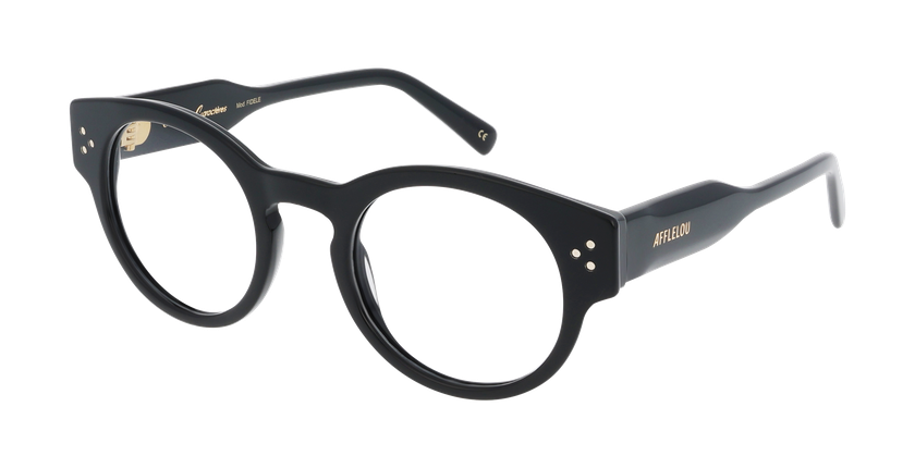 Lunettes de vue femme CARACTÈRES FIDÈLE noir - Vue de face