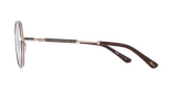 Lunettes de vue femme MAGIC252 marron/dorée - Vue de face