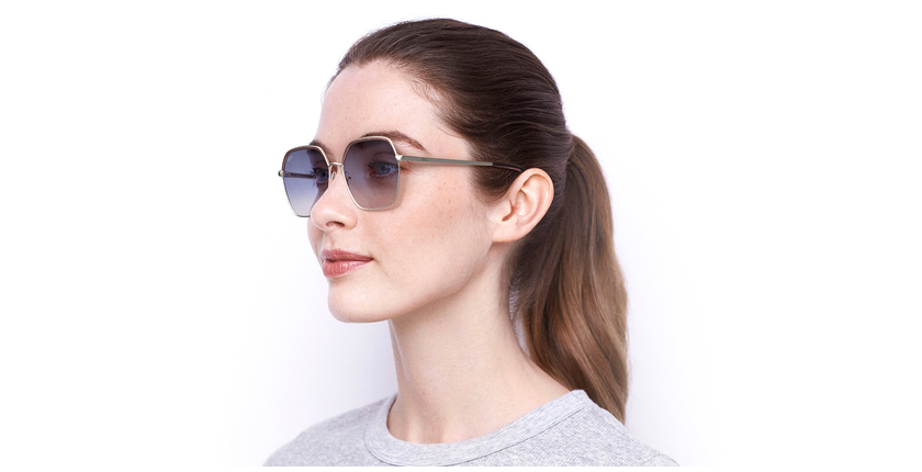 LUNETTES DE SOLEIL femme MALE rose - Vue de face