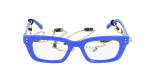 Lunettes de vue femme CARACTÈRES CRÉATIVE bleu - Vue de face