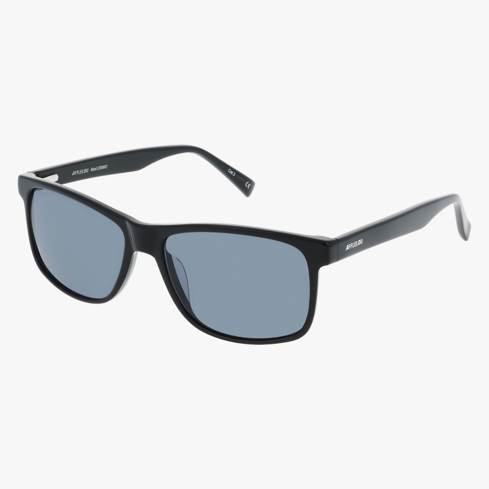 Lunettes de soleil homme OSIMO noir - Vue de face