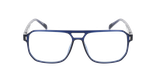 Lunettes de vue homme HERMANN bleu - Vue de face