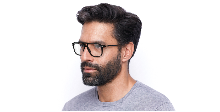 Lunettes de vue homme MAGIC245 écaille bleu/bleu - Vue de face