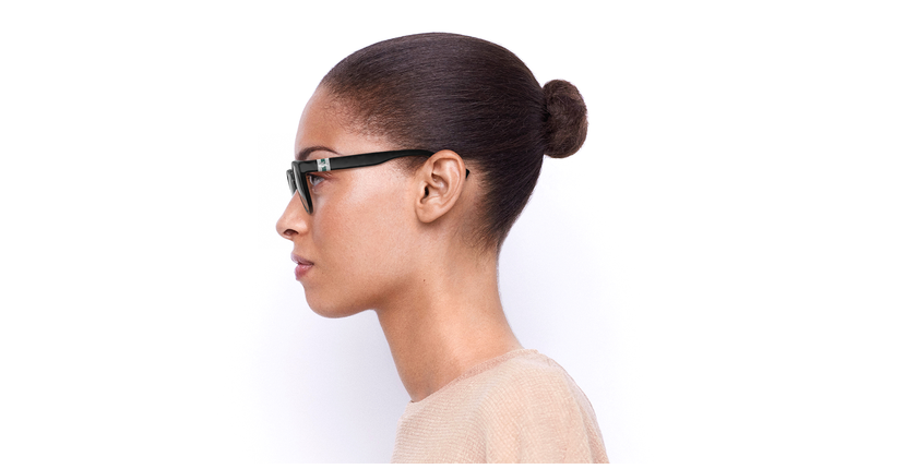 Lunettes de vue L2904 noir - Vue de côté