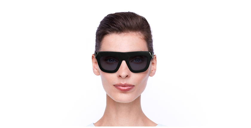 LUNETTES DE SOLEIL femme VB642S noir - Vue de face