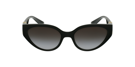 LUNETTES DE SOLEIL femme DG6146 noir Vue de face