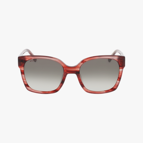 Lunettes de soleil femme INFLUENTE rouge Vue de face